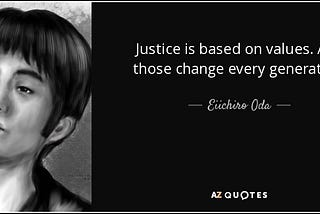 Justice Equals Change