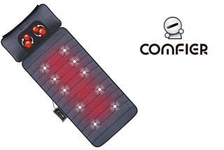 Comfier Massage Mat CF-3603U REVIEW: Full Body Heated Massage Pad With Shiatsu Neck Pillow —…