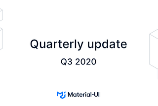 Q3 2020 Update