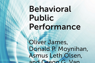 How understanding behavior can improve government