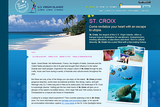 St. Croix: Tourism vs. Reality