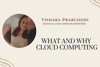 What and Why Cloud Computing ?