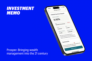 Investment memo: Prosper