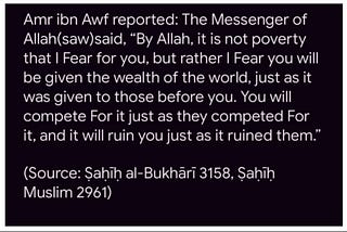 Riches Without Faith Are The Greatest Poverty: