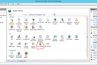 Configuring client certificates for mutual authentication on IIS 8