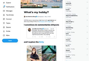 Twitter Notes or Medium?