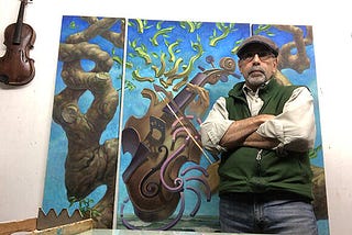 This Boston-area artist reopened the door to his original passion when the pandemic slowed his…