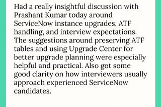 Another Topmate Feedback