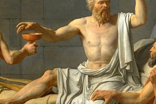 Lendo arte: A morte de Sócrates