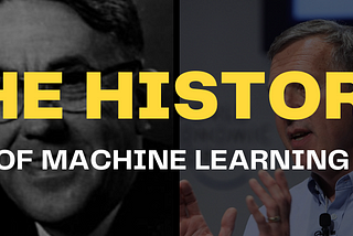 Introduction to ML — History