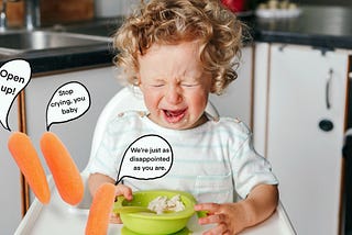 I’m the Baby Carrot on Your Kid’s Plate, and I’m Just as Disgusted With Me as He Is