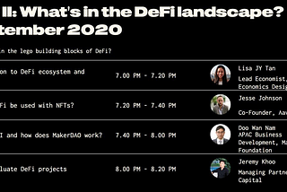 The DeFi Uprising — BLA2020 Event 2 Recap