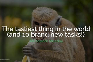 The tastiest thing in the world…