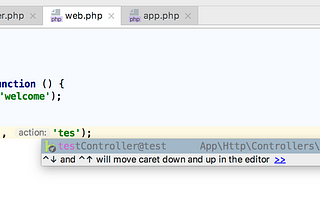 Setting up PhpStorm for laravel with autocompletion