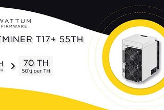 WATTUM Firmware for Antminer T17+