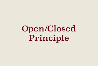 OCP: Open-Closed Principle