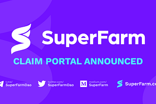 SuperFarm Claim Portal Announced