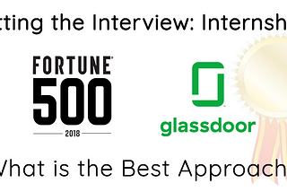 Getting the Interview: Which Approach is the Most Effective? (Internships)
