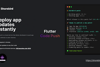 Unlock the Hidden Superpower of Flutter: Introducing Code Push with Shorebird