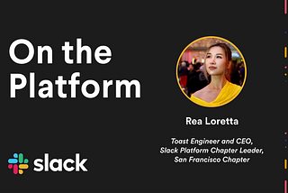 On the Platform banner featuring Rea Loretta