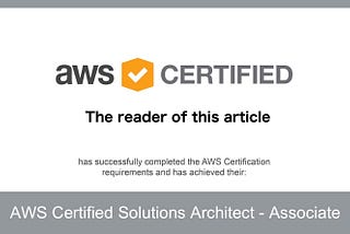 How I prepared for AWS Certified Solutions Architect — Associate Exam
