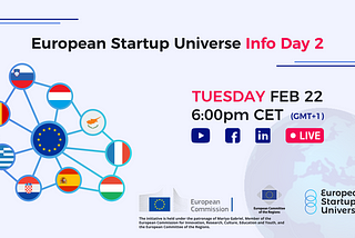 European Startup Universe Info Day is coming to present the opportunities for every early-stage EU…