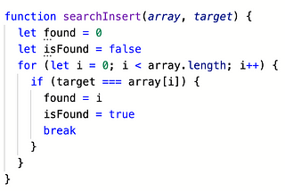 Find The Correct Position To Insert a Given Element in An Array in Javascript