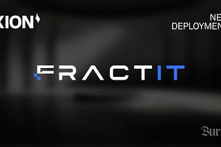 Сегодня команда FractIt представляет бета-версию своей токенизированной платформы недвижимости…