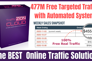 Trafficzion Review  - 100% free  traffic