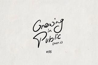 Growing in Public (Part 1)