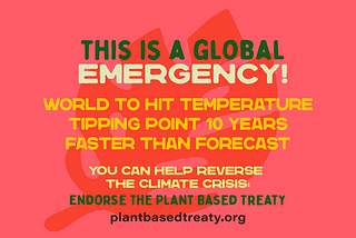 Plant-Based Treaty puts c at the forefront as IPCC releases its 6th assessment…