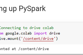 Insert Snippet Code in Colab