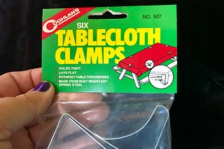 TBI and Tablecloth Clamps