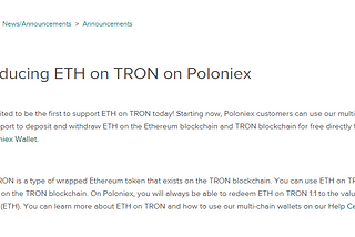 UME first DEFI to offer ETHTRON