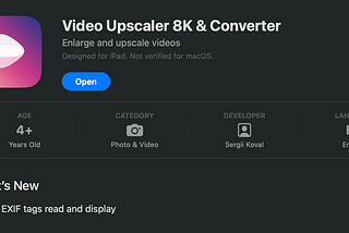 Upscale videos on iOS up to 16K using this AAA games technology