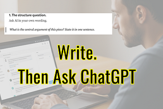How to Use ChatGPT to Improve Your Human Creativity in Writing