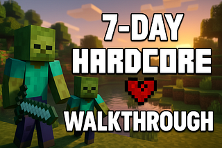 Survive in Hardcore Mode on Minecraft