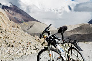 Biking to Everest