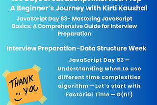 JavaScript Day 83 — Mastering JavaScript Basics: A Comprehensive Guide for Interview Preparation