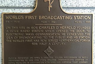 San Jose: Home of the world’s first radio station