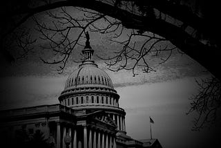 US capitol dark