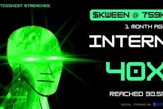 🪖 Trench Note 1: Intern’s Leap of Faith with $KWEEN