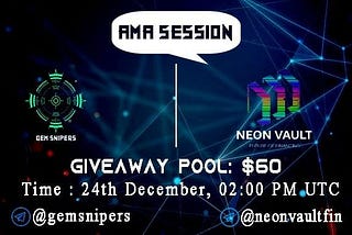 AMA Session with NEON VAULT