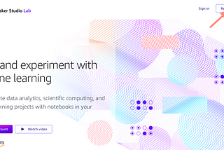 Getting started with free AWS Sagemaker Studio Lab
