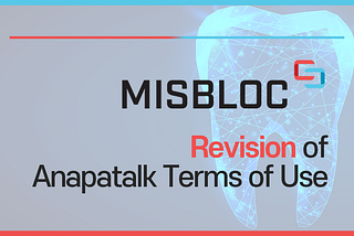 Revision of Anapatalk Terms of Use