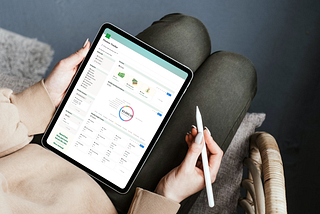 finance planner template, budget tracker template, clean aesthetic notion template