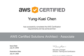 My AWS Solution Architect Association Certification Journey