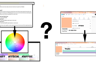 Introductory image for “Can ChatGPT find the 2024 Pantone Color of Year Triad Harmony?” writing.