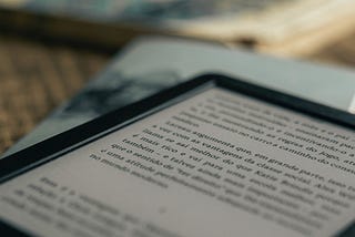 In Praise of the Kindle