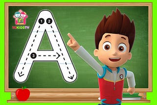 How to Write Letter A for Children — ABC for Preschool & Toddlers — Alphabet for Kids